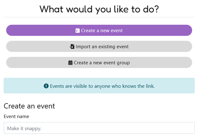 Running Your Own Events Server